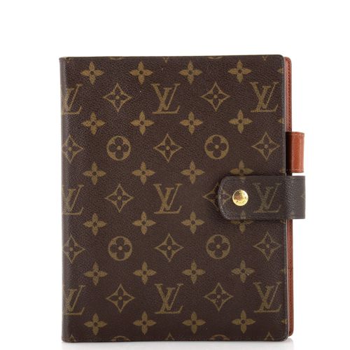 Ring Agenda Cover Monogram Canvas GM