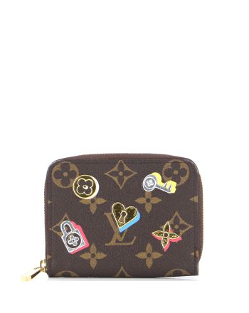 Zippy Coin Purse Limited Edition Love Lock Monogram Canvas