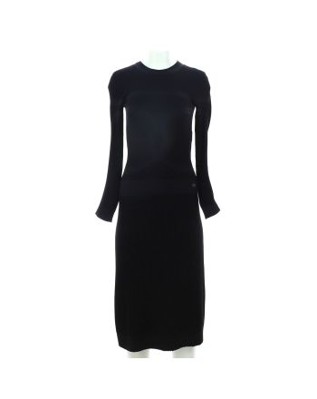 Women's CC Midi-Length Sweater Dress Silk Blend